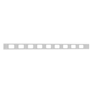 Органайзер кабельный вертикальный для стойки внешний с окнами, ширина 95мм 38U серия EKF PROxima ITACOV38