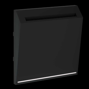 Накладка для выключателя карточного, S70 (черный матовый) Voltum VLS002608