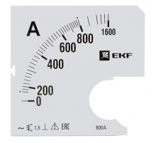 Шкала сменная для A961 800/5А-1,5 EKF PROxima s-a961-800