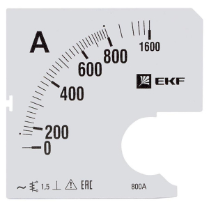 Шкала сменная для A961 800/5А-1,5 EKF PROxima s-a961-800