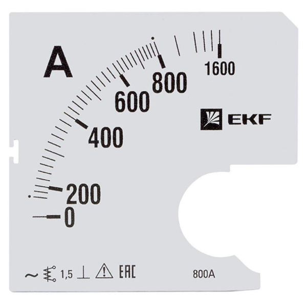 Шкала сменная для A961 800/5А-1,5 EKF PROxima s-a961-800
