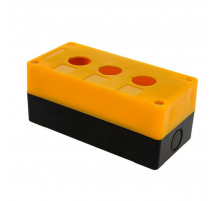 Корпус КП103 пластиковый 3 кнопки желтый EKF PROxima cpb-103-o