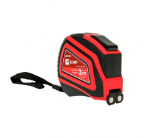Рулетка измерительная РС-10 (3 м х 16 мм) Autostop Магнит EKF Expert rs-10-3-16-quad