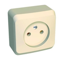 Розетка 2К Systeme Electric Этюд 16A 250V кремовая PA16-001K