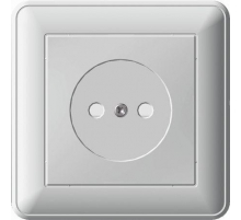 Розетка 2К Systeme Electric W59 16A 250V со шторками белая RS16-151-18
