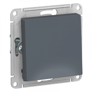 Выключатель кнопочный Systeme Electric AtlasDesign 10A 250V грифель ATN000715