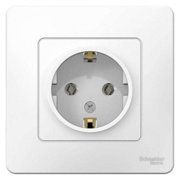 Розетка 2К+З Systeme Electric Blanca 16A 250V белая BLNRS001011 Розетка 2К+З Systeme Electric Blanca 16A 250V белая BLNRS001011