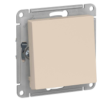 Переключатель одноклавишный Systeme Electric AtlasDesign 10A 250V бежевый ATN000261
