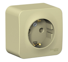 Розетка 2К+З Systeme Electric Blanca 16A 250V бежевая BLNRA010117
