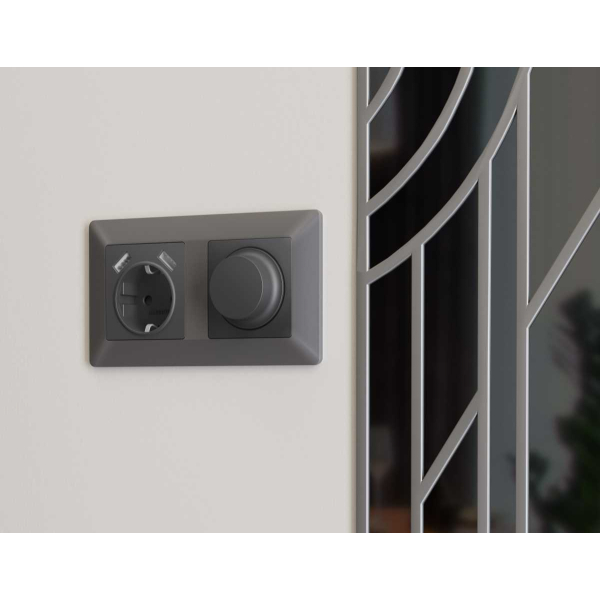 Лицевая панель розетки AMBRELLA VOLT AP9090