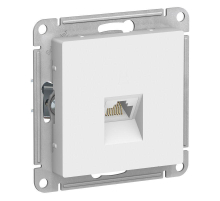 Розетка компьютерная RJ45 Systeme Electric AtlasDesign 5e кат UTP белая ATN000183