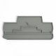 LD563-1-40 Торцевая заглушка для ЗНИ LD555 4 мм² (JXB ST 4), серый STEKKER