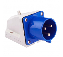 Вилка стационарная 523 2Р+РЕ 32А 220В IP44 EKF PROxima ps-523-32-220