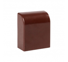 Заглушка (20х10) (4 шт) темное дерево EKF-Plast ecd-20-10x4