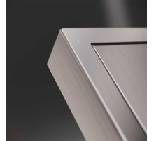 Клавиша для выключателя/переключателя одноклавишного, S70 Metal (никель) Voltum VLSM000111