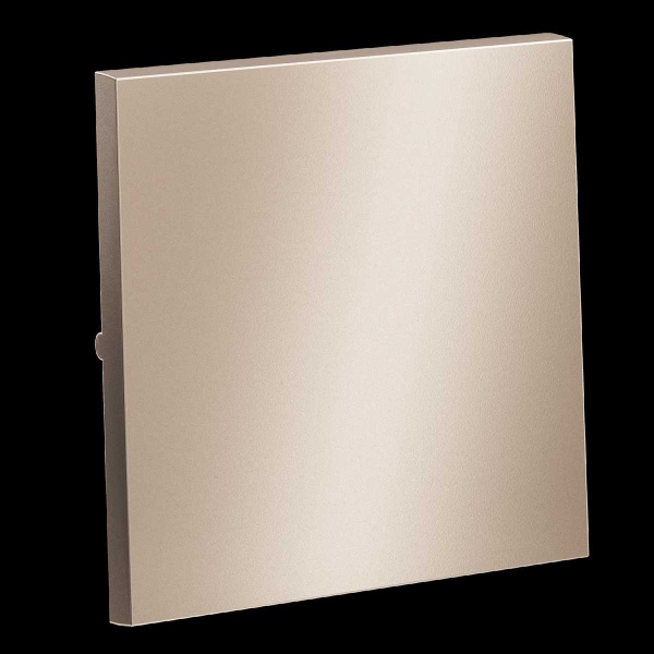 Клавиша для выключателя/переключателя одноклавишного, S70 Metal (платина) Voltum VLSM000110