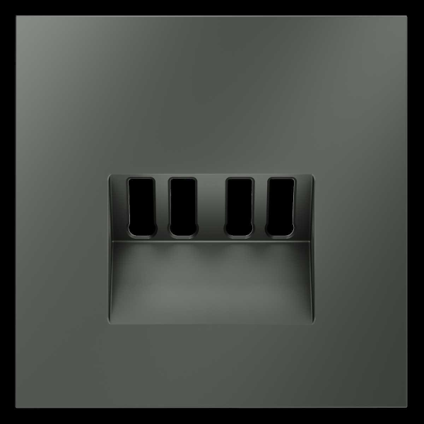 Накладка для розетки акустической 4-местной , S70 (титан) Voltum VLS001506