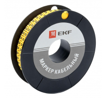 Маркер кабельный 2,5 мм2 'B' (1000 шт.) (ЕС-1) EKF PROxima plc-KM-2.5-B