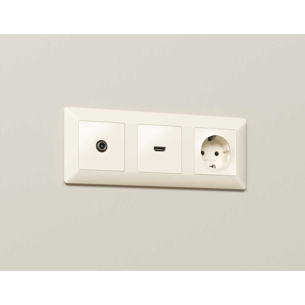 Лицевая панель ТВ-розетки AMBRELLA VOLT AP3330