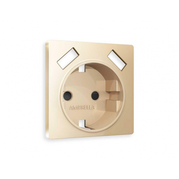 Лицевая панель розетки AMBRELLA VOLT AP6090