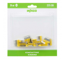 2273-205 Экcпресс-клемма, 5-проводная до 2,5 мм², (20 шт/уп) WAGO 07-5134-20