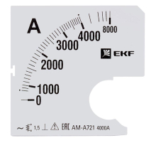 Шкала сменная для A721 4000/5А-1,5 EKF PROxima s-a721-4000
