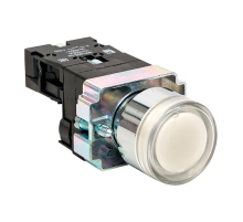 Кнопка BA21 с подстветкой 24В белая NO EKF PROxima xb2-bw21-24