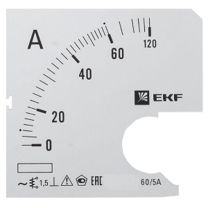 Шкала сменная для A961 60/5А-1,5 EKF PROxima s-a961-60