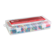 Набор ТУТ нг бокс: 5 цветов разного диаметра (4/2 6/3 8/4 10/5 12/6 20/10) 105шт. 100мм. EKF PROxima tut-n-5-r