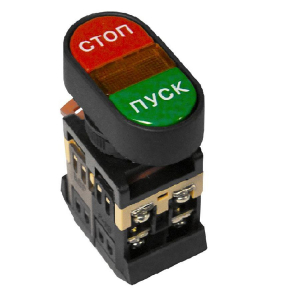 Кнопка APBB-22N 'Пуск-Стоп' овальная 220В NO+NC EKF PROxima pbn-apbb-o