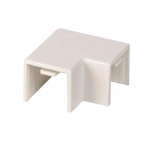 Поворот 90 гр. (16х16) (4 шт) белый EKF-Plast abw-16-16x4