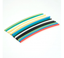 Набор термоусадочных трубок STEKKER HSHTS-210-10M, длина 10 см., коэф. усадки 2:1, (21шт в упаковке)