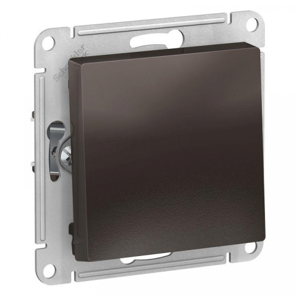 Выключатель одноклавишный Systeme Electric AtlasDesign 10A 250V мокко ATN000611 Выключатель одноклавишный Systeme Electric AtlasDesign 10A 250V мокко ATN000611