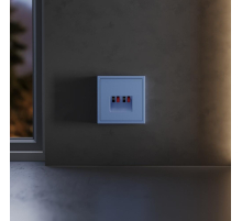 Накладка для розетки акустической 4-местной , S70 (деним) Voltum VLS001515