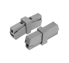 Строительно-монтажная клемма СМК 224-201 для светильника на 2 проводника (1,0-2,5)/(0,5-2,5) мм² (5 шт./уп.) REXANT 07-2402-05