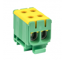 Клемма силовая вводная двойная КСВ 16-50 желто-зеленая EKF PROxima plc-kvs2-16-50-y-green