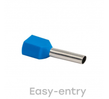 Наконечник штыревой втулочный НШвИ(2) 2,5-13 (50шт.) EKF nhvi2-2.5-13