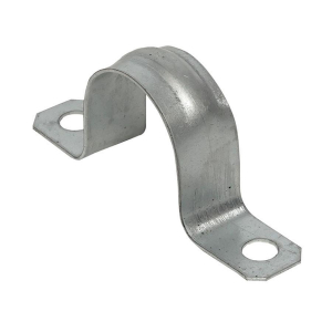 Скоба металлическая двухлапковая d25-26 мм (10 шт) EKF PROxima sm-2-25-26-r