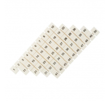 Маркеры для JXB-ST 2,5 с нумерацией 1-50 (100 шт.) EKF PROxima zb-st-2.5-1-50