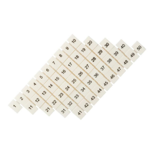 Маркеры для JXB-ST 2,5 с нумерацией 1-50 (100 шт.) EKF PROxima zb-st-2.5-1-50
