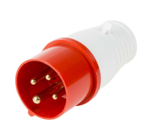 Вилка 014 переносная 3Р+РЕ 16А 380В IP44 REXANT 11-8901