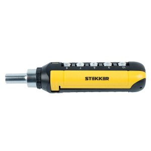 Отвертка реверсивная с битами, 15 предметов STLS003 50407