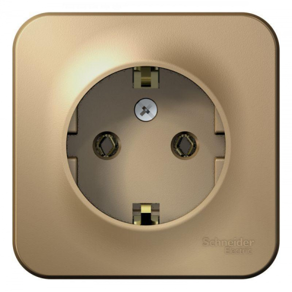 Розетка 2К+З Systeme Electric Blanca 16A 250V титан BLNRA010114 Розетка 2К+З Systeme Electric Blanca 16A 250V титан BLNRA010114
