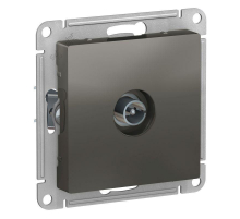 ТВ-розетка Systeme Electric AtlasDesign сталь ATN000993