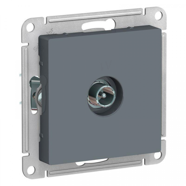 ТВ-розетка оконечная Systeme Electric AtlasDesign грифель ATN000791 ТВ-розетка оконечная Systeme Electric AtlasDesign грифель ATN000791