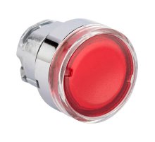 Исполнительный механизм кнопки XB4 красный плоский возвратный без фиксации, с подсветкой EKF PROxima XB4BW-R