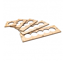 Комплект шаблонов для подрозетников диаметром 72 мм EKF Expert sh-d72-k