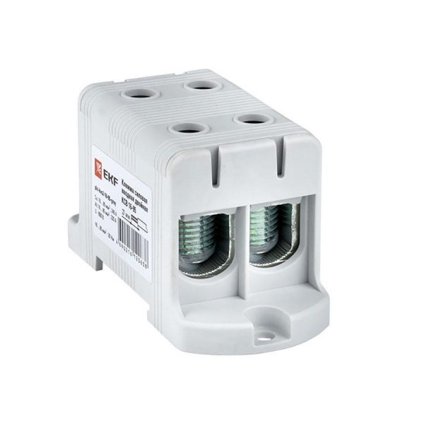 Клемма силовая вводная двойная КСВ 16-95 серая EKF PROxima plc-kvs2-16-95-grey Клемма силовая вводная двойная КСВ 16-95 серая EKF PROxima plc-kvs2-16-95-grey