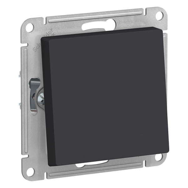 Переключатель одноклавишный проходной Systeme Electric AtlasDesign 10A 250V карбон ATN441061 Переключатель одноклавишный проходной Systeme Electric AtlasDesign 10A 250V карбон ATN441061