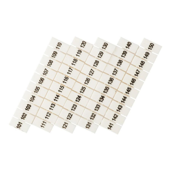 Маркеры для JXB-ST 2,5 с нумерацией 100-150 (100 шт.) EKF PROxima zb-st-2.5-100-150